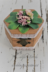 Casket for wedding rings CFW-01